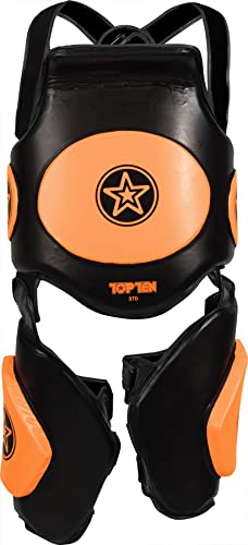 TOP TEN Trainingsset „Bodyguard Xtra“ - schwarz-orange