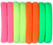 W WIDMANN MILANO Party Fashion 01976 - Set Haargummis, mehrfarbig in Neontönen, Kostüm, Accessoire, Karneval, Mottoparty