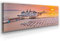Atemberaubendes Ostsee Bild als Panorama Leinwand 150x50cm, Motiv Sellin Seebrücke. Ein einzigartiges XXL Wandbild als Deko für Wohnzimmer, Schlafzimmer, Küche. Aufgespannt auf Holzrahmen