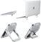 Nillkin Portable Keyboard Riser, Computer Keyboard Stand for Desk with Adjustable Angles, Flip Keyboard Feet for Most Keyboards, Mini Laptop Stand for MacBook, Dell, HP, Silver