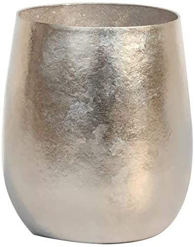 TiTo Titanium Tasse Double Couche Eau Mug Tasse D'eau de Camping Portable Anti-brûlure Tasse en Titane Ultraléger pour Eau Thé Bière Jus De Fruits Maison ou L'extérieur(Titane)