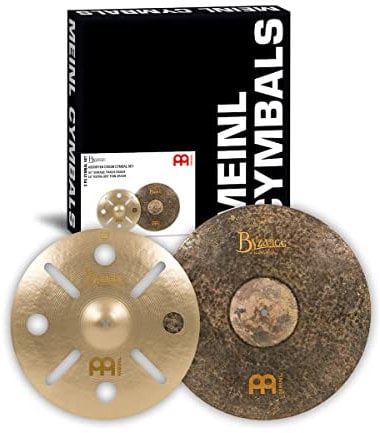 Meinl Byzance B1618ED, Juego de platillos Crash variados, bronce