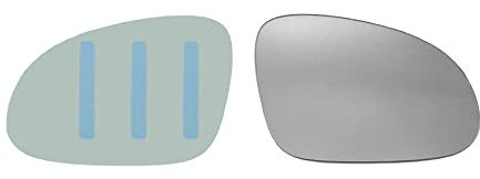 ASG Technik Außenspiegel Spiegelglas Ersatzglas kompatibel mit VW Golf 5 ab Baujahr 2003-2008