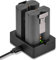 New Upgrade Thimble Battery Charger Station - Compatible with Video Doorbell 2, Spotlight Cam Battery, Peephole Cam & Stick Up Cam Battery (Batteries NOT Included), Portable Dual Port Charging