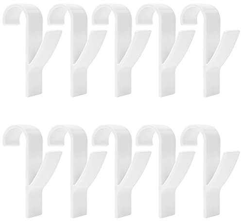 Crochet Radiateur Seche Serviette, 10 Pièces Porte Serviette Radiateur, Crochet Pour Radiateurs Plastique Blanc, Crochet De Radiateur Pour Porte Serviettes Chauffant Salle De Bain Et Cuisine