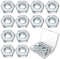 Chainsaw Bar Nut for STIHL, 12 PCS Chainsaw Bar Nuts for STHIL Chain Saw Sprocket Cover Fits MS170 MS170C MS171 MS180 MS181 MS192T MS200 MS200T MS210 MS211 MS230 Replace Parts Number #0000 955 0804
