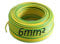 ENVIRON- Erdungskabel 6mm² [1-500m] H07V-K Einzelader Litze Leitung Einzelader flexibel Kabel Erdung (Grün-Gelb) (50 Meter)