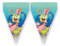 BeenSmile, Banner Spongebob, Dekoration für Kindergeburtstag, Partyartikel, Feier und Jubiläum, 1 Stück mit 9 Wimpeln, 3 Meter