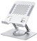 JOIOT Supporto Tablet Regolabile e Girevole a 360° Porta Tablet in Alluminio Compatibile con iPad Pro Air Mini iPhone Galaxy Tab A8 per Superfici Fino a 12.9 Pollici Colore Argento
