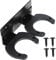 Toyvian Ktv Wall-mounted Microphone Holder Double Slots Iron Mic Stand for Handheld Microphones Stable and Durable Mic Rack for Performances and Music Instruments