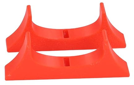 Console Holder Vertical Stand, 3D Printed Cooling Bracket Console Holder Horizontal Stand for Wii U Console (Red)