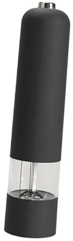 Amosfun De Pimienta y Sal Eléctrico Molino De Especias Utensilio De Cocina Eléctrico Multiusos (sin Batería)