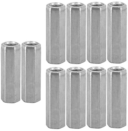 Dado Ad Asta Lunga M8 Lungo 10 Pezzi Dadi Lunghi in Acciaio Al Carbonio Distanziatore Strumento Ufficio per la Casa (M8*40)