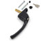Armis Espag Cranked Window Handle - Right, Anthracite Grey, 40mm