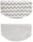 MEXWLOP 2 Pcs Steam Mop Pads, for Bissell, for Powerfresh Steam Cleaner Mop 1940 1806 1544 1440 2075A Replacement Robot Mop Pad Replacement