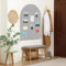 Topzora 60 x 90cm Große Pinnwand Filz Selbstklebend mit 50 Pinnnadeln, 6 Stück 30x30cm Vision Board,Bogen Filz Pinnwand für Wände in der Schule, zu Hause, im Büro（Grau）