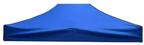 L6NqIAG Wasserdichtes Sonnenschutzzelt-Oberteil aus Oxford-Stoff for Pavillons im Freien, austauschbares Dach, UV-Schutzabdeckung Pavillon-Dachplane Ersatzdach(2x3meter Blue)