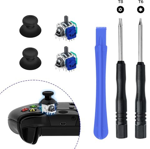 Mcbazel Effetto Hall Joystick Analogico, Analog Stick di Ricambio di Riparazione per Xbox Series X/S/One, Xbox One X/S Controller