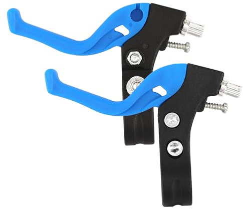 DELAESI Bremshebel Fahrrad 1 Paar Fahrrad Bremshebel Kinder Fahrrad Bremsen Ersatz Bremshebel Fahrrad Zubehör für Road Bike Meisten Fahrräder (Blau)