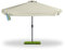 Pincho Sombrilla Terraza Exterior 300cm, Sombrilla Jardin Grande con Ventana Superior, Tela Poliéster 170gr/m2, Aluminio, Protección Solar UV50+ (BEIGE 270)