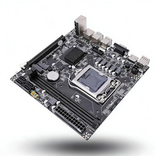 LICAEVEY Carte Mère de Jeu H110, LGA 1151 DDR4 2133 2400 2666 MHz Mini ITX avec Emplacement WiFi M2 NVMe et USB 3 0, pour Processeurs de 6ème, 7ème et 8ème Génération