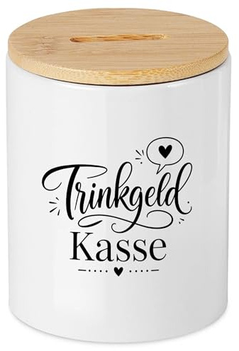 Trinkgeld Kasse Spardose Originelles Geldgeschenk für Dienstleister, Friseure, Gastro, Salon Mitarbeiter, Geburtstag, Wunscherfüller
