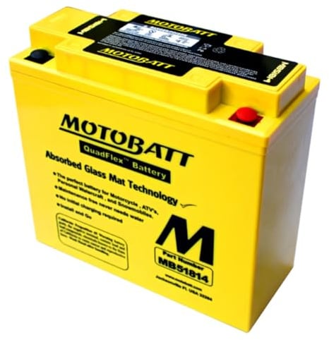Motobatt Battery MB51814 Fully Sealed ES18-12v, 51814, 51913(4)