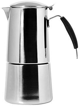 Ilsa Kaffeemaschine Espresso, Edelstahl, Silber