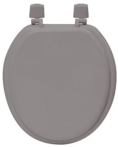 EVIDECO WC-Sitz aus Holz, rund, einfarbig, braun, taupe 4105165