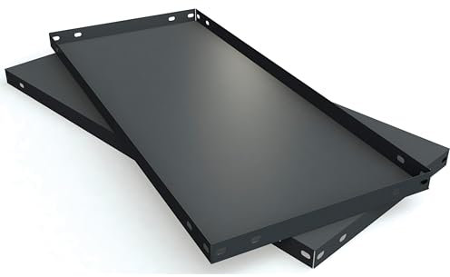SimonRack Bandeja Metálica Estantería, 1 Unidad, 800x400x35mm, Gris