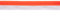 5 m Paspelband mit Reflektions-Leuchtband und Annähband/Farbe: signalorange
