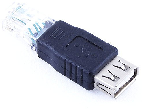 Electrónica Rey Adaptateur LAN RJ45 mâle vers USB Femelle convertisseur de câble réseau