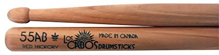 55AB RED HICKORY WOOD TIP DRUMSTICK