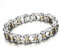 Cupimatch Herren Edelstahl Biker Armband, 10mm Große Breite Edelstahl Fahrradkette Motorradkette Hochglanz Poliert Rock Armreif, silber gold