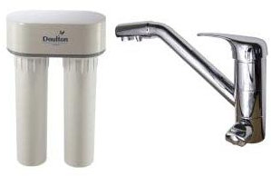 Filtre à eau sous-évier anti calcaire duo DOULTON
