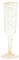 Elegant Gold Glitter Plastic Champagne Flutes - Ideal for Parties & Events -4ct