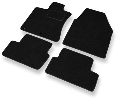 Mossa Fußmatten kompatibel mit Nissan Qashqai I 2007-2013 4 STK. schwarz S | Crossover