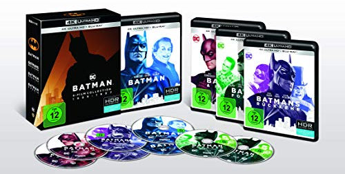 Batman 1-4 - 4K Collection (4K Ultra-HD + Blu-rays) (8 Discs)