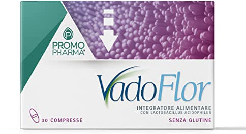 Vado Flor Compresse - Integratore Alimentare - A base di fibre, estratti vegetali e probiotici - per la regolarità intestinale - 30 cpr