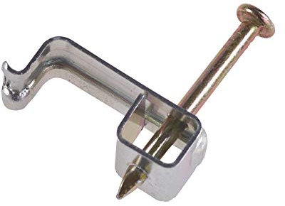 Schneider Electric Thorsman - Fire Cable Clips, Size 2 (4-6mm), 18th Edition Compliant, Fire Resistant Steel, Twin & Earth, ISM99960, Pack of 100