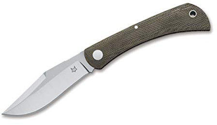 Fox 01FX846 Knives Libar Micarta Taschenmesser aus M390-Stahl und Verbundwerkstoff in der Farbe Braun - 15,50 cm