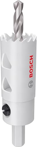Bosch 1x Multi Material arbored Hole Saw | for Steel, Drywall, Ø 25 mm, Professional Accessory Drill Driver