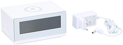 GRUNDIG Reloj despertador con cargador inalámbrico Blanco Reloj digital Dormitorio