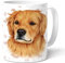 power gift Tasse Mug, design chien GOLDEN RETRIEVER Humour Animal de compagnie message, Texte humoristique. Tasse café ou thé. Mug de Noel et pour un anniversaire. Idée cadeau originale
