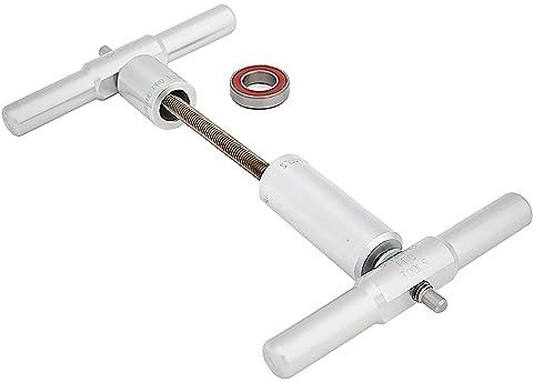 BearingProTools - Überachslager-Presse für Fahrradnaben, mit T-Griffen, 6804 (max. 25 mm lange Achse) Kugellager