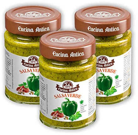 Cucina Antica - Grüne Soße - 3 Gläser à 190 g
