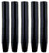 MIJOMA Unzerbrechliche Schnapsgläser aus Kunststoff, Robuste Shotgläser. Jello Shots, Desserts, Party, Hochzeit, Geburtstag. Geschirrspülergeeignet, Wiederverwendbar. 29ml (Schwarz, 160 Stück)