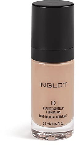Inglot HD Perfect Coverup Foundation, Für einen langanhaltenden Effekt mit HD Pigmenten, Hypoallergen, natürliches, makelloses Aussehen, mit weißen Trüffelextrakts, 30 ml : 74