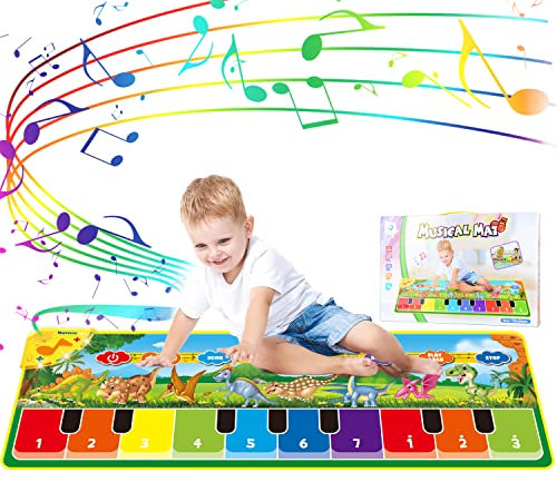 AniSqui Klavier Playmat, große Größe (43 * 14 Zoll) lustige Tanzmatte, Kinderspielzeug ab mädchen, Geschenk für mädchen Kinder