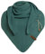 KNIT FACTORY - Dreiecksschal Coco - Damen Strickschal mit Wolle - Umschlagtuch für den Herbst und Winter - Winterschal - Dreieckstuch - Hochwertige Qualität - XXL Schal - 190 x 85 cm - Laurel